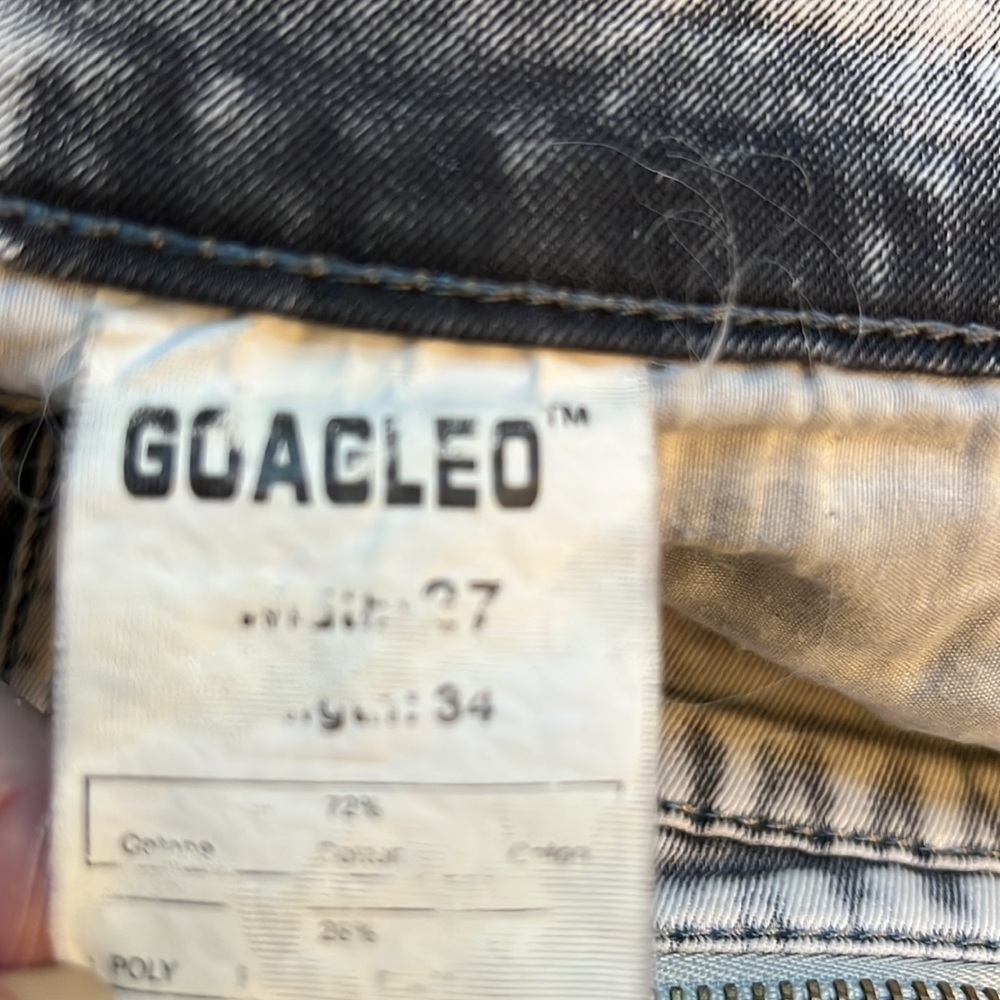 Goagleo Jeans Skinny Light Wash Rare size 27 - Picture 11 of 12